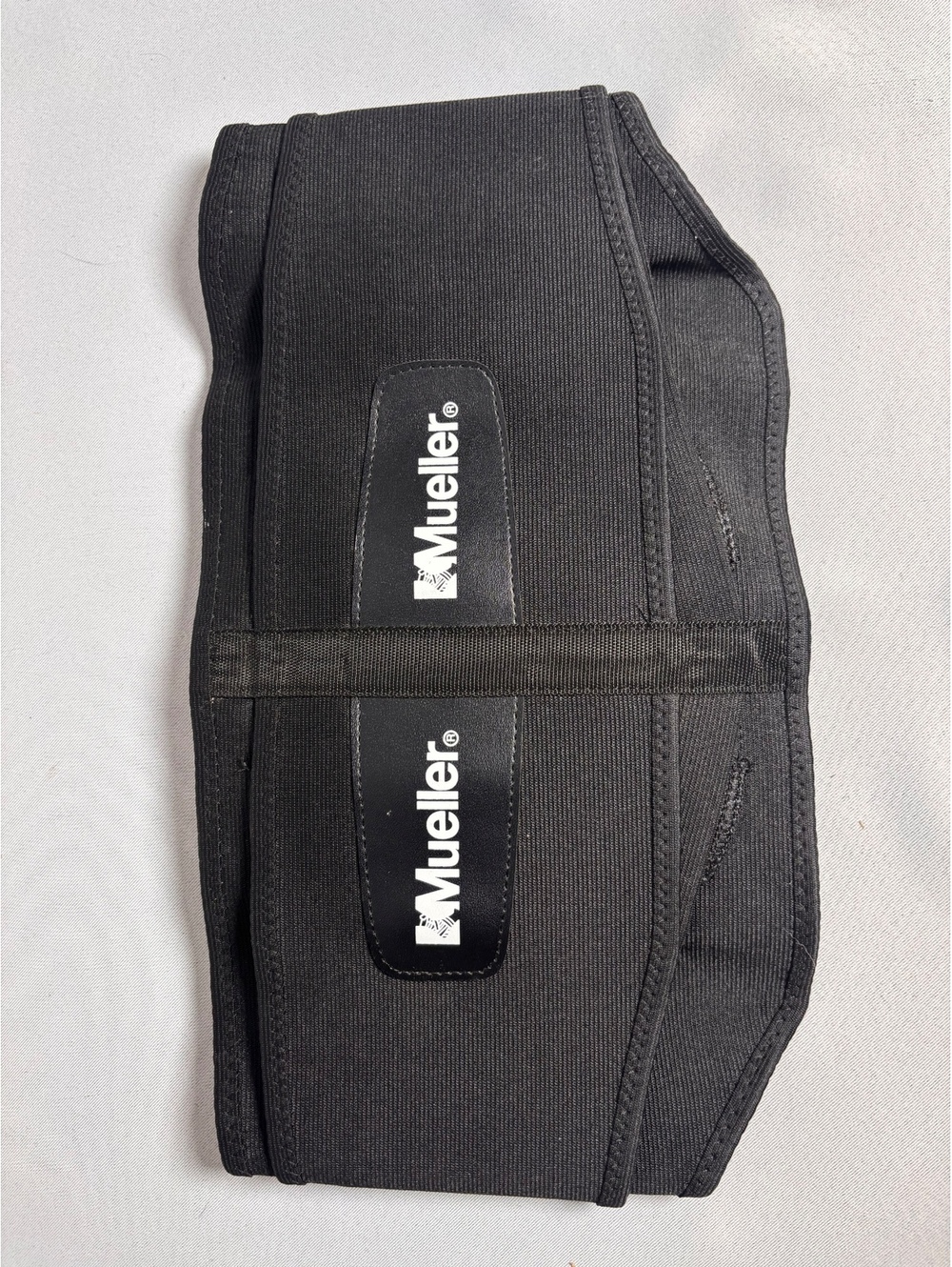 Mueller Adjustable Black Waist Support Belt 28-50 Inch Waist